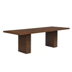 Christopher Knight Home Atkins 95, table de salle à manger en bois massif, capacité de 8 places