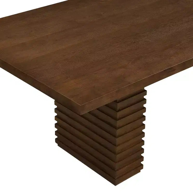 Christopher Knight Home Atkins 95, table de salle à manger en bois massif, capacité de 8 places