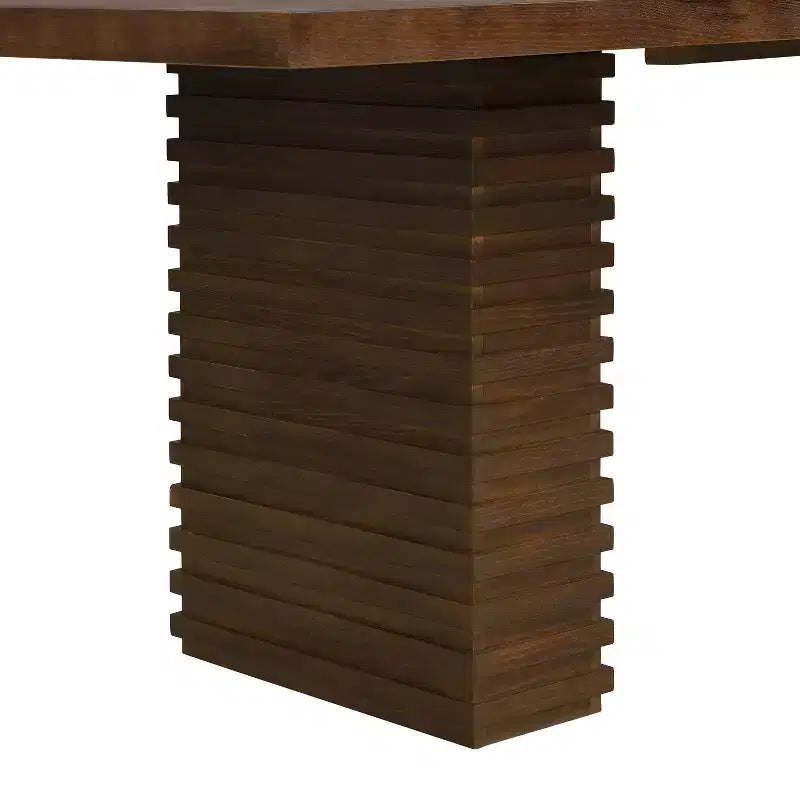 Christopher Knight Home Atkins 95, table de salle à manger en bois massif, capacité de 8 places