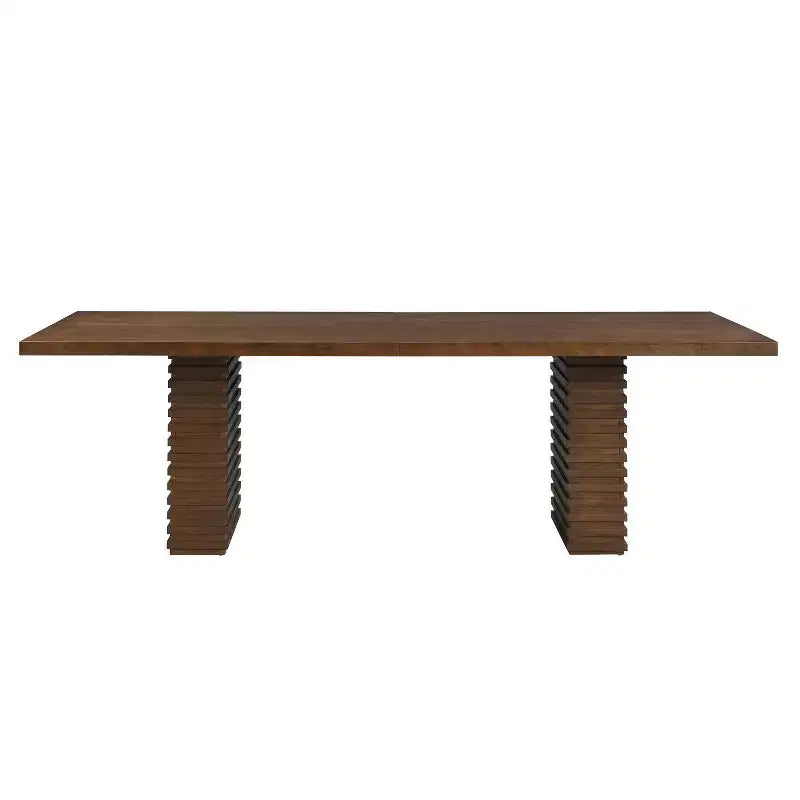 Christopher Knight Home Atkins 95, table de salle à manger en bois massif, capacité de 8 places