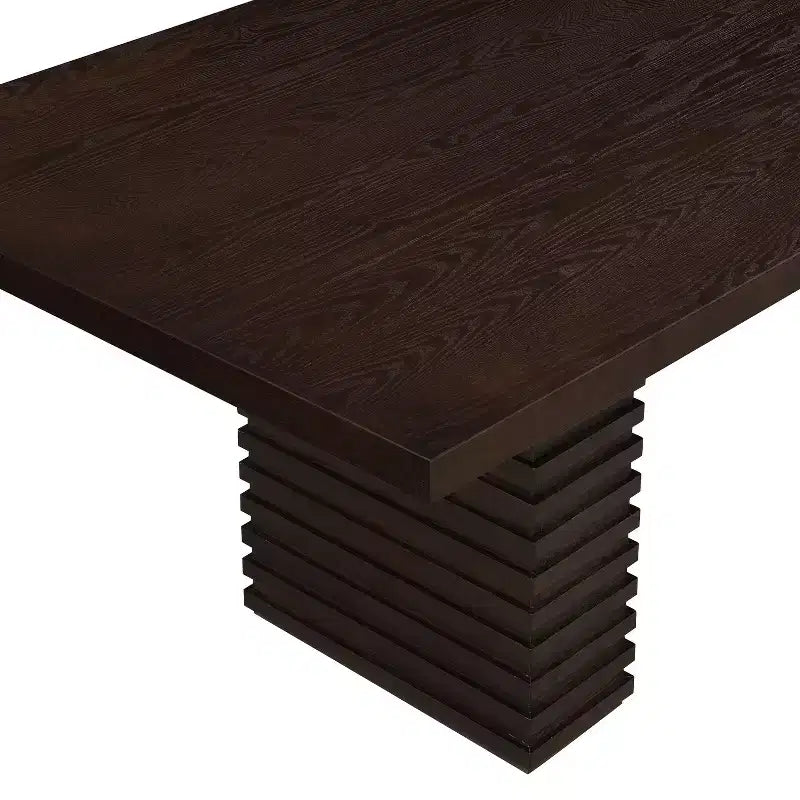 Christopher Knight Home Atkins 95, table de salle à manger en bois massif, capacité de 8 places