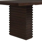 Christopher Knight Home Atkins 95, table de salle à manger en bois massif, capacité de 8 places