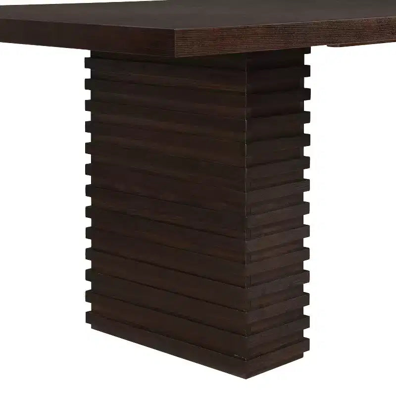 Christopher Knight Home Atkins 95, table de salle à manger en bois massif, capacité de 8 places