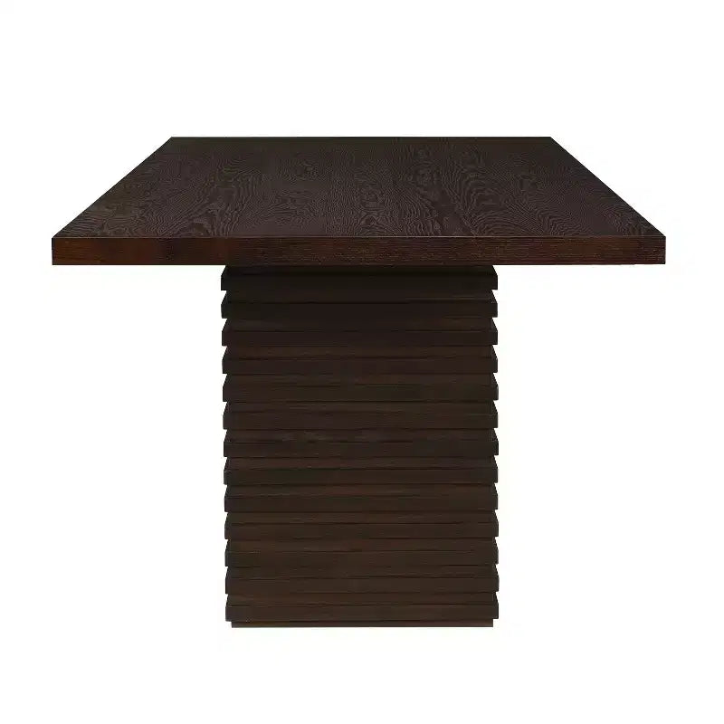 Christopher Knight Home Atkins 95, table de salle à manger en bois massif, capacité de 8 places