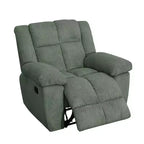 MAYEERTY Fauteuil inclinable, Fauteuil relax en velours côtelé avec dossier réglable pour le salon, Vert