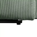 MAYEERTY Fauteuil inclinable, Fauteuil relax en velours côtelé avec dossier réglable pour le salon, Vert