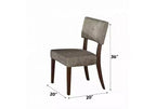 Ensemble de salle à manger GDFStudio Matt moderne 5 pièces en bois avec 4 chaises rembourrées