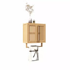 JVNOXK-Meuble de salle de bain mural Bambou boîte de rangement pour toilettes