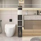 Costway Meuble de Rangement Étroit à 6 Niveaux pour Salle de Bain avec Tiroirs Boîte à Mouchoirs Roues pour Cuisine