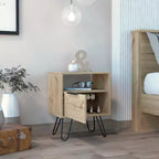 Table de chevet à 2 niveaux Callie Farmhouse de GDFStudio