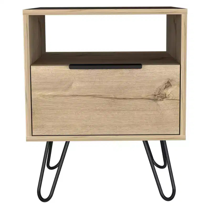 Table de chevet à 2 niveaux Callie Farmhouse de GDFStudio
