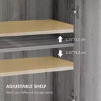 Buffet de ferme avec portes et tiroir pour cuisine, salon, 23,5x11,75x34,5
