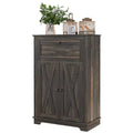 Farmhouse Sideboard Storage Cabinet with Doors and Drawer for Kitchen, Living room, 23.5x11.75x34.5