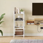 Étagère de style moderne Greenstell, Bibliothèque, Étagère haute d'angle de rangement pour la maison, le bureau, la chambre, la cuisine, le salon