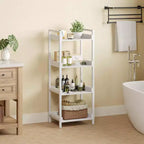 Étagère de style moderne Greenstell, Bibliothèque, Étagère haute d'angle de rangement pour la maison, le bureau, la chambre, la cuisine, le salon