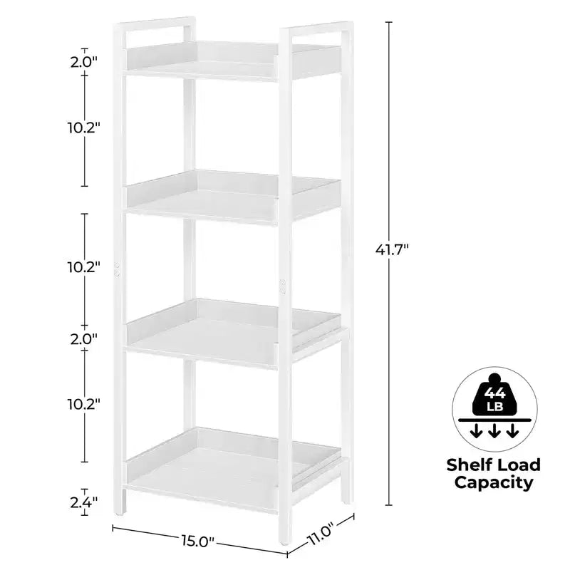 Étagère de style moderne Greenstell, Bibliothèque, Étagère haute d'angle de rangement pour la maison, le bureau, la chambre, la cuisine, le salon