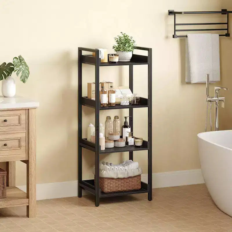 Étagère de style moderne Greenstell, Bibliothèque, Étagère haute d'angle de rangement pour la maison, le bureau, la chambre, la cuisine, le salon