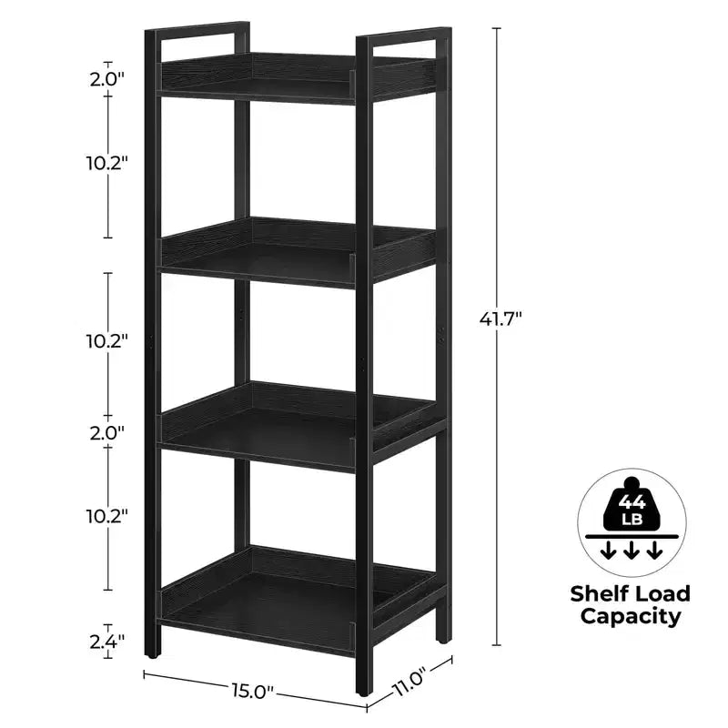 Étagère de style moderne Greenstell, Bibliothèque, Étagère haute d'angle de rangement pour la maison, le bureau, la chambre, la cuisine, le salon