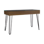 Bureau d'écriture industriel GDFStudio Esme avec pieds en épingle à cheveux