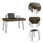 Bureau d'écriture industriel GDFStudio Esme avec pieds en épingle à cheveux