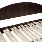 Lit de repos en bois avec lit gigogne et 2 tiroirs de rangement, lit de repos extensible de taille simple à King, cadre de canapé-lit élégant pour salon et chambre à coucher