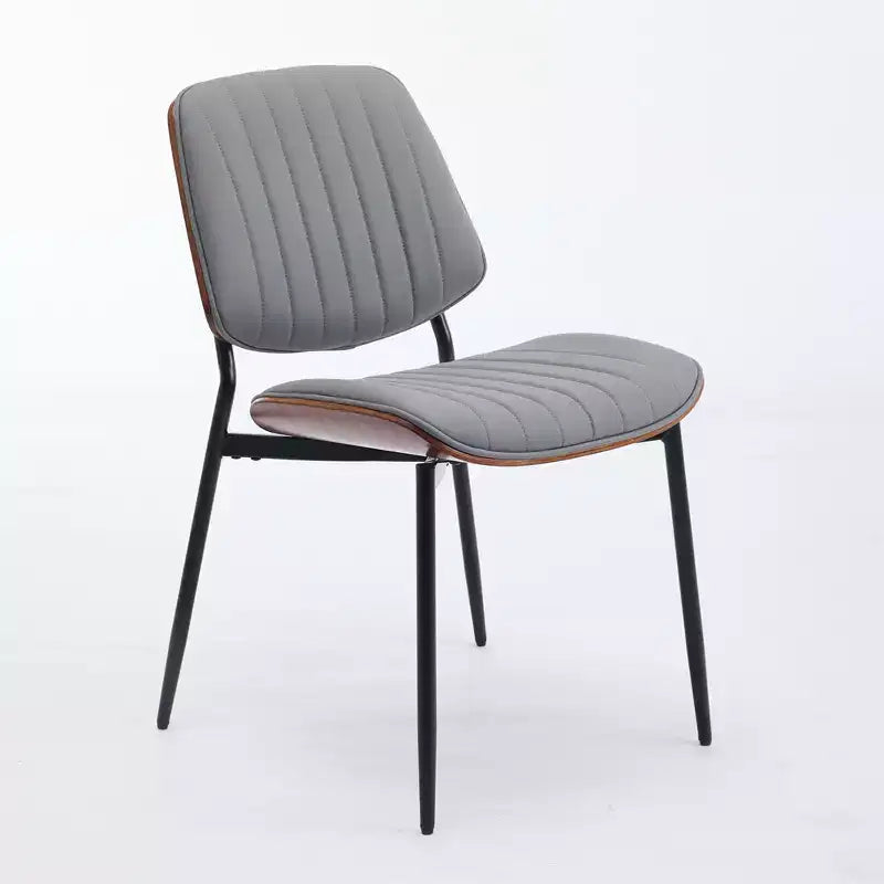 Lot de 2 chaises de salle à manger modernes rembourrées, chaises d'appoint du milieu du siècle pour salle à manger ou cuisine