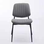 Lot de 2 chaises de salle à manger modernes rembourrées, chaises d'appoint du milieu du siècle pour salle à manger ou cuisine
