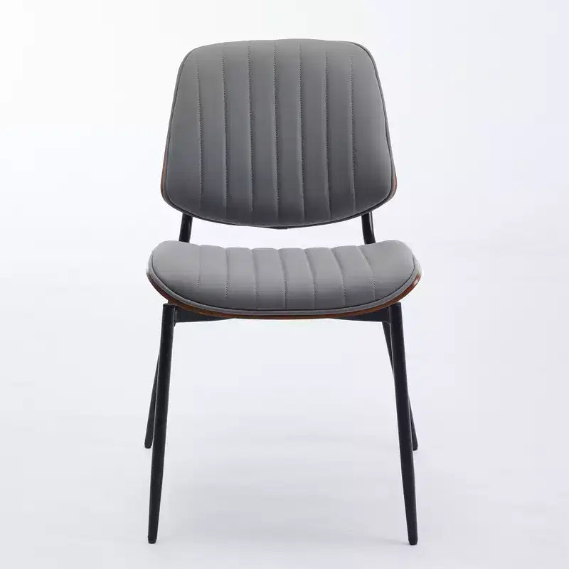 Lot de 2 chaises de salle à manger modernes rembourrées, chaises d'appoint du milieu du siècle pour salle à manger ou cuisine