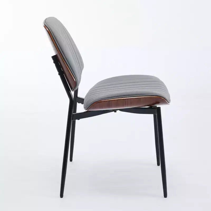 Lot de 2 chaises de salle à manger modernes rembourrées, chaises d'appoint du milieu du siècle pour salle à manger ou cuisine