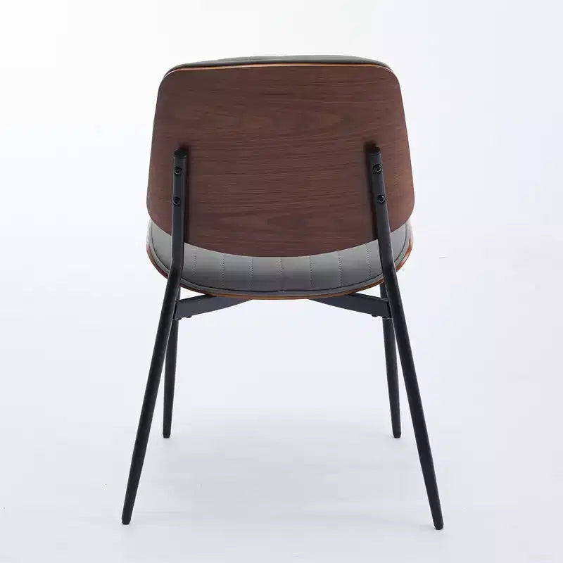 Lot de 2 chaises de salle à manger modernes rembourrées, chaises d'appoint du milieu du siècle pour salle à manger ou cuisine