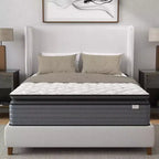 Okak Pressure-Relief Pillow Top Hybrid Mattress, Low Motion Transfer Memory Foam Mattress, Foam Mattress for Home, Hotel