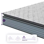 Matelas hybride Okak Pressure-Relief à plateau-coussin, Matelas en mousse à mémoire de forme à faible transfert de mouvement, Matelas en mousse pour la maison, l'hôtel