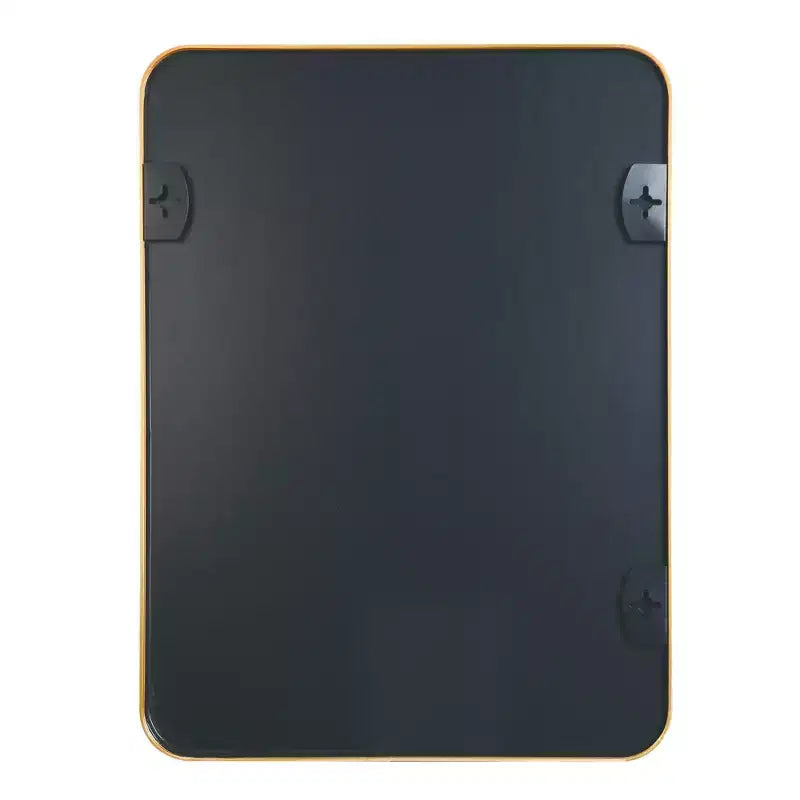 Miroir mural rectangulaire 24 x 36 pouces à cadre métallique doré, miroir décoratif pour coiffeuse de salle de bain