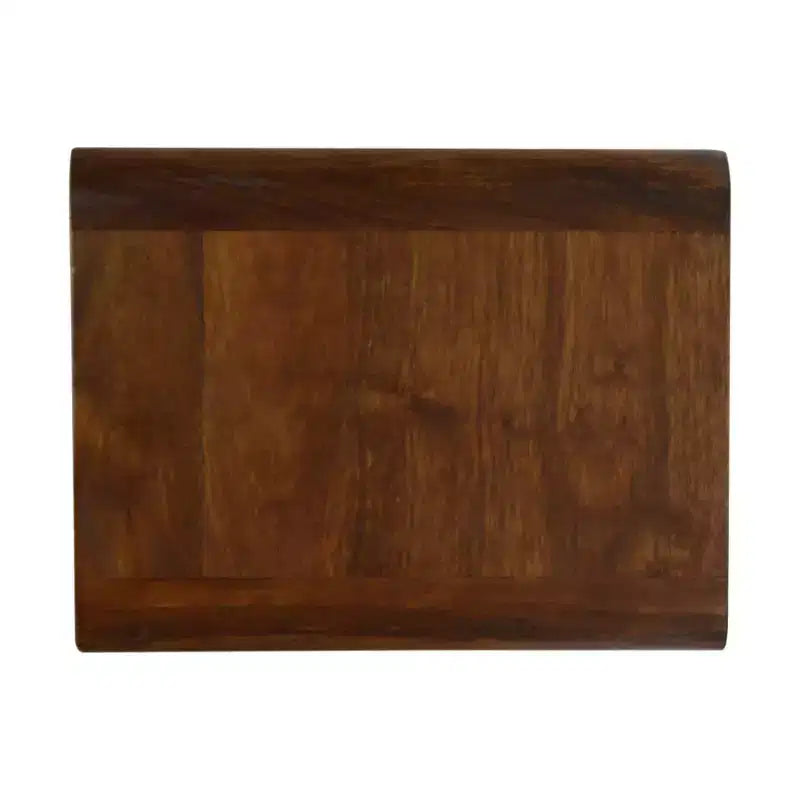 HomeRoots 18 Table de chevet flottante en bois massif marron