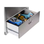 Meuble de rangement Seville Classics UltraHD avec tiroir et étagère superposable 91,4 x 61 x 229,9 cm
