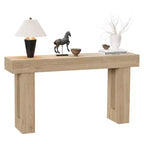 63 Table console de ferme longue, Table d'appoint industrielle, Table de canapé étroite pour entrée, Table de canapé derrière le canapé, Montage facile, pour couloir