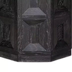 Table d'appoint rectangulaire Royal Hampton, 50 cm, bois d'hévéa noir