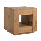 Table d'appoint Royal Hampton, 1 étagère intérieure, tiroirs, cadre en bois de chêne brun, 24 pouces