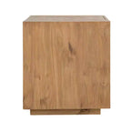 Table d'appoint Royal Hampton, 1 étagère intérieure, tiroirs, cadre en bois de chêne brun, 24 pouces
