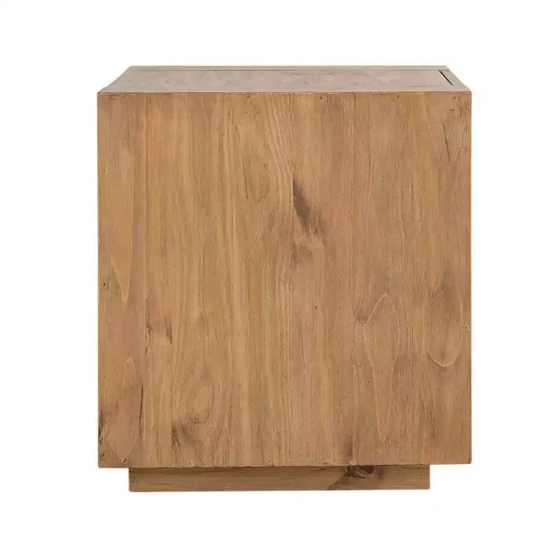 Table d'appoint Royal Hampton, 1 étagère intérieure, tiroirs, cadre en bois de chêne brun, 24 pouces