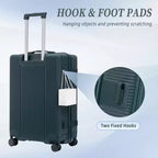 Tabouret pliant MAYEERTY, Pieds en caoutchouc antidérapants, Capacité de 150 kg, Tabouret en métal robuste