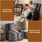 Fauteuil inclinable releveur surdimensionné, Fauteuil de massage en similicuir PU, Fauteuil inclinable réglable avec massage et chaleur, Fauteuil releveur électrique