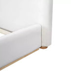 Lit plateforme Christopher Knight Home Berry moderne minimaliste en velours et bois