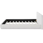 Lit plateforme Christopher Knight Home Berry moderne minimaliste en velours et bois