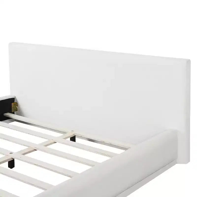 Lit plateforme Christopher Knight Home Berry moderne minimaliste en velours et bois