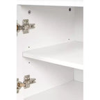 Meuble TV optimisé avec porte arquée pour téléviseurs jusqu'à 78'', meuble de divertissement moderne avec pieds en bois dur, console multimédia.