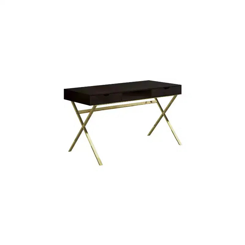 Bureaux debout HomeStock 45 po (114,3 cm) de hauteur, en acier noir, sans rangement