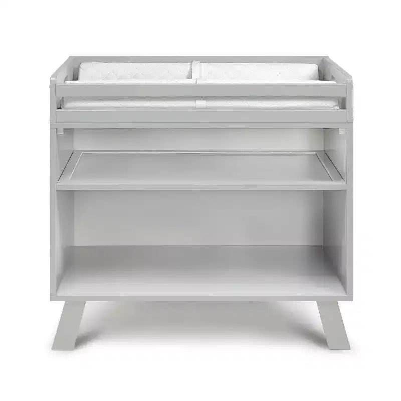 Table à langer innovante Whisen avec plateau amovible, conception convertible - Grise