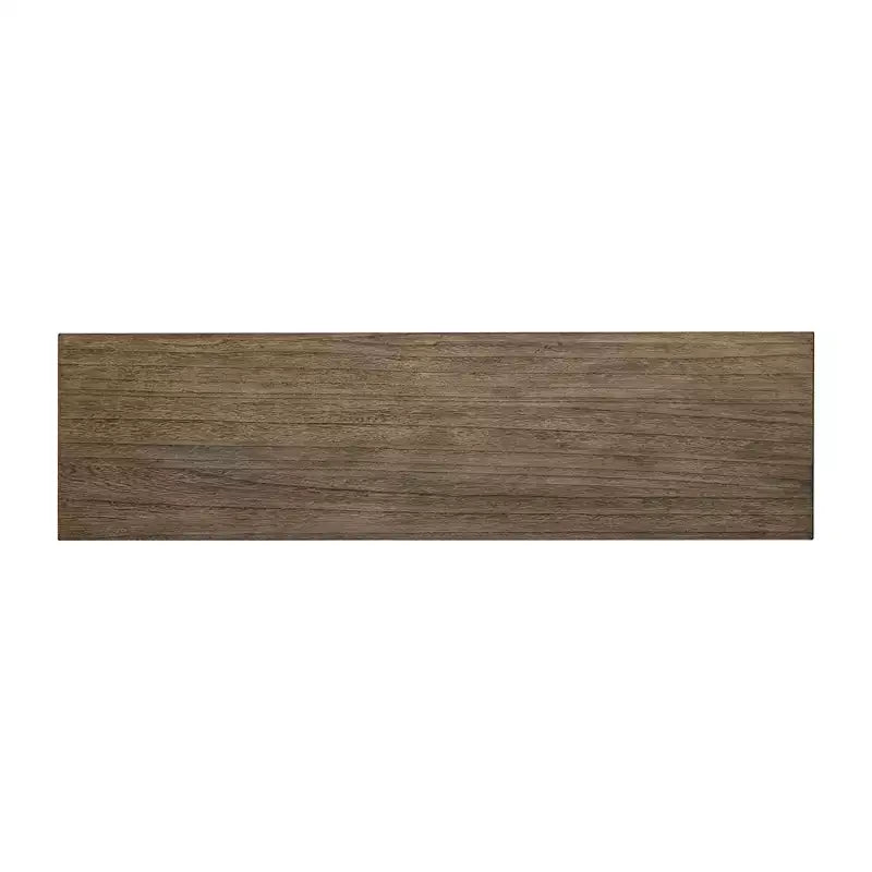 Console en bois minimaliste, table d'entrée cannelée moderne pour salon et entrée