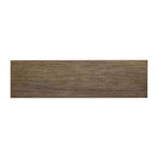 Console en bois minimaliste, table d'entrée cannelée moderne pour salon et entrée